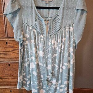 🌿 Jarra Flutter Sleeve Tassel Knit Top